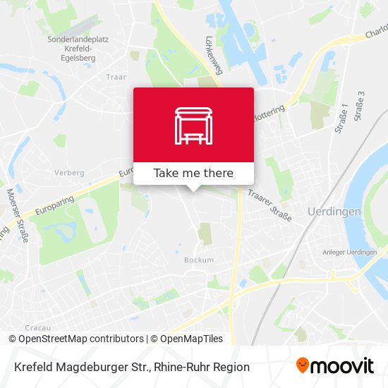 Krefeld Magdeburger Str. map