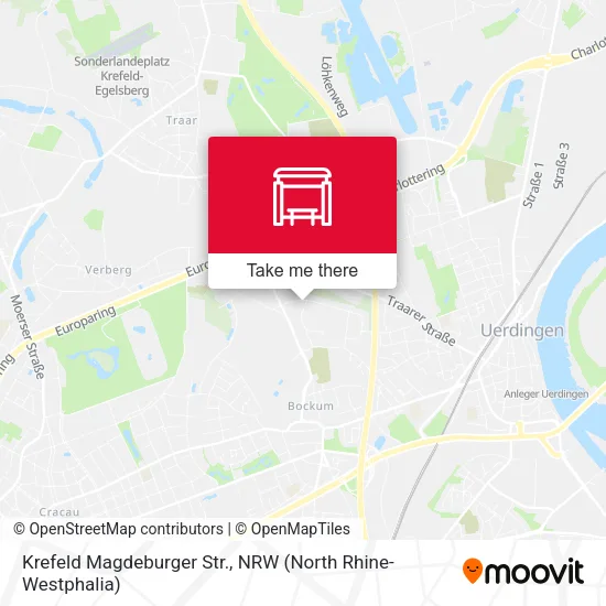 Карта Krefeld Magdeburger Str.