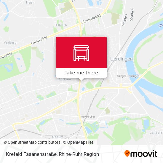 Krefeld Fasanenstraße map
