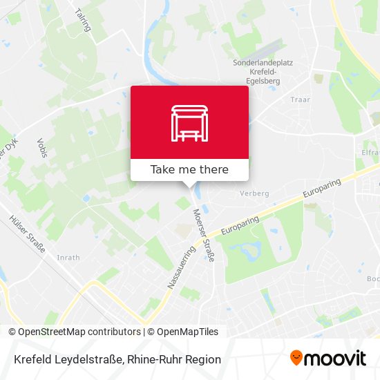 Krefeld Leydelstraße map