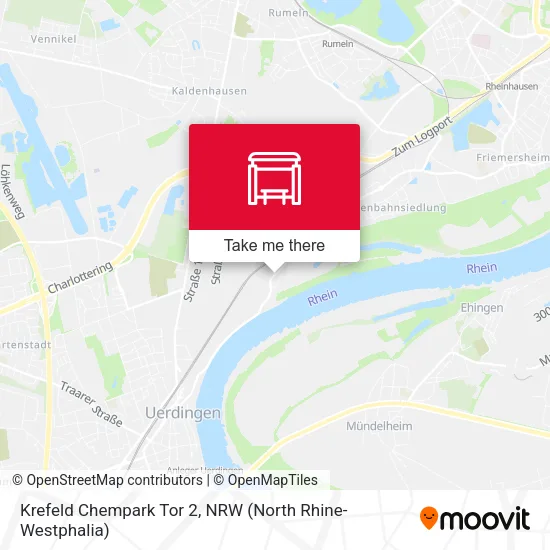 Krefeld Chempark Tor 2 map
