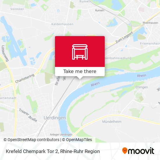 Krefeld Chempark Tor 2 map