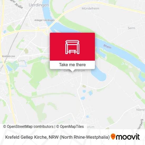 Krefeld Gellep Kirche map