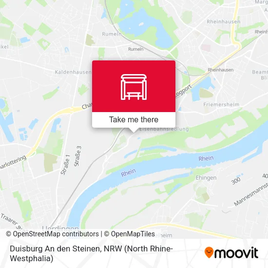 Карта Duisburg  An den Steinen