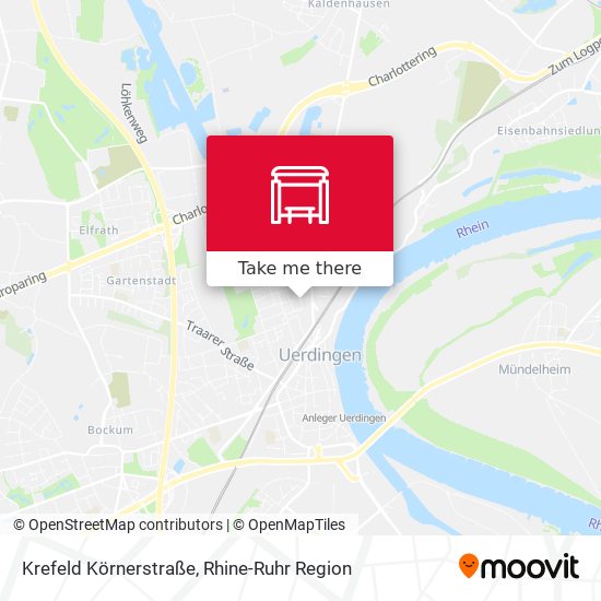 Krefeld Körnerstraße map