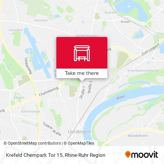 Krefeld Chempark Tor 15 map