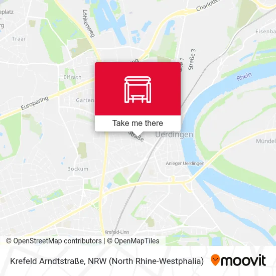 Krefeld Arndtstraße map