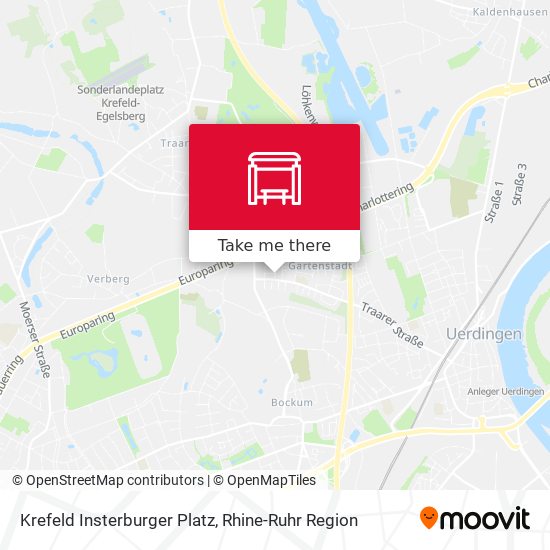 Krefeld Insterburger Platz map