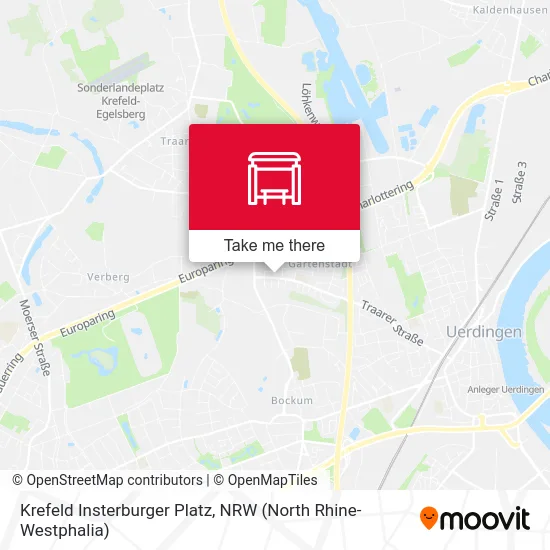 Krefeld Insterburger Platz map