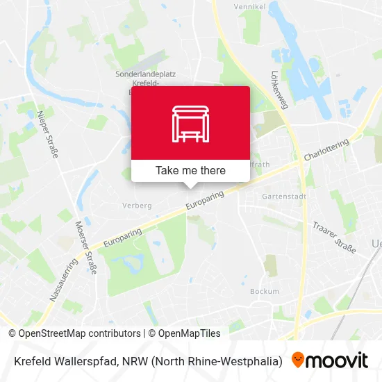 Krefeld Wallerspfad map