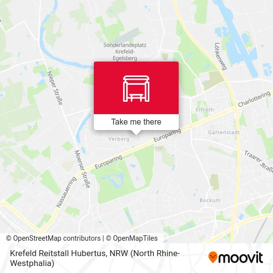 Krefeld Reitstall Hubertus map