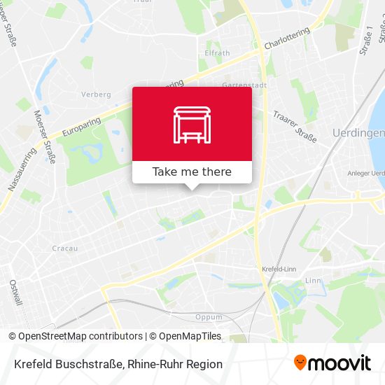Krefeld Buschstraße map