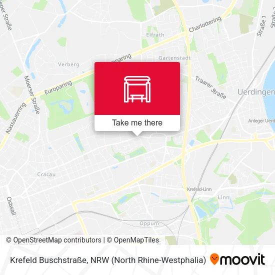 Карта Krefeld Buschstraße
