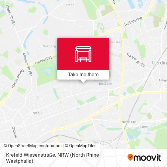 Krefeld Wiesenstraße map