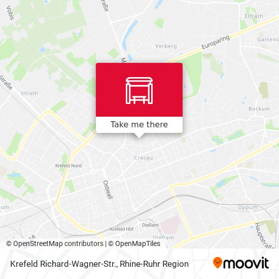 Krefeld Richard-Wagner-Str. map