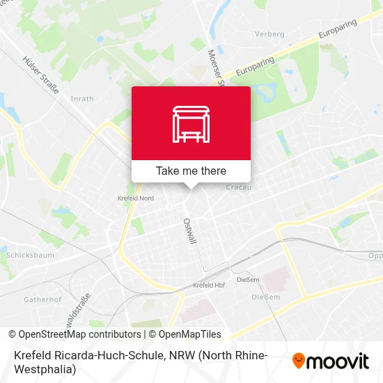 Krefeld Ricarda-Huch-Schule map
