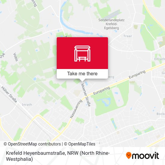 Krefeld Heyenbaumstraße map