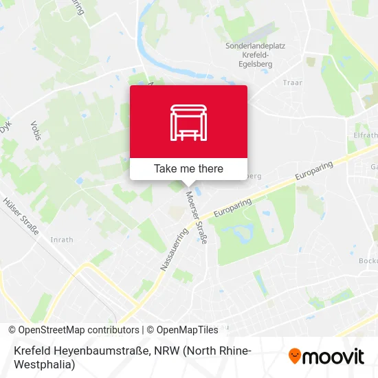Карта Krefeld Heyenbaumstraße