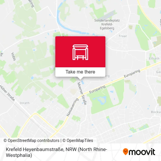 Карта Krefeld Heyenbaumstraße