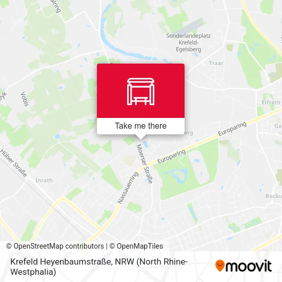 Карта Krefeld Heyenbaumstraße