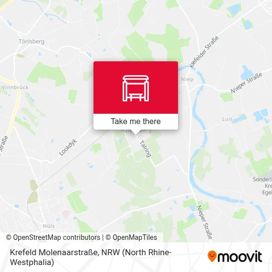 Krefeld Molenaarstraße map