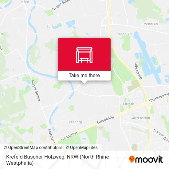 Карта Krefeld Buscher Holzweg