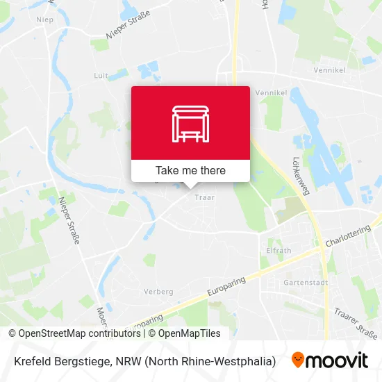 Карта Krefeld Bergstiege
