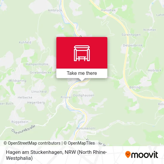 Карта Hagen am Stuckenhagen