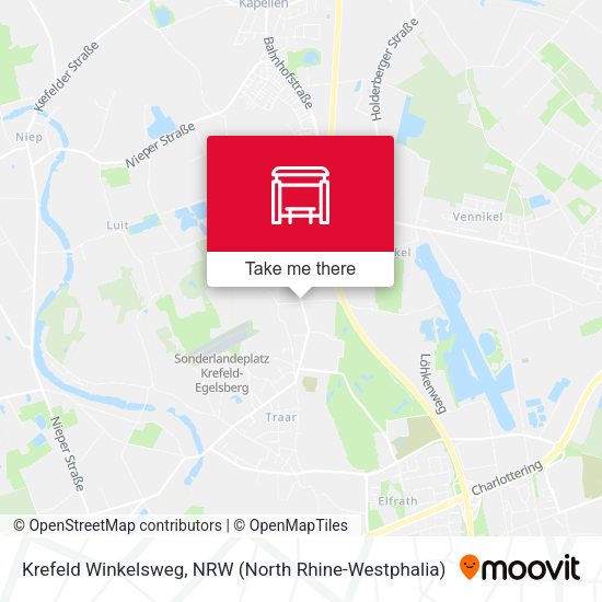 Карта Krefeld Winkelsweg