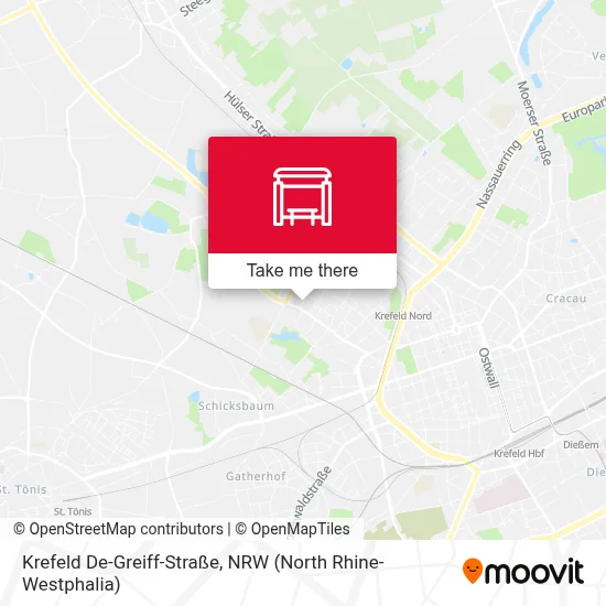 Krefeld De-Greiff-Straße map
