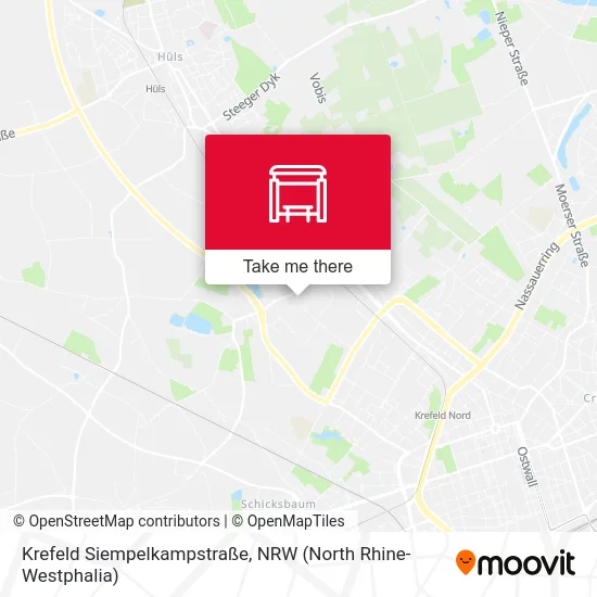 Карта Krefeld Siempelkampstraße