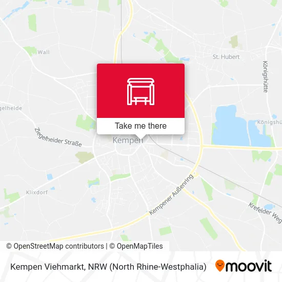 Kempen Viehmarkt map