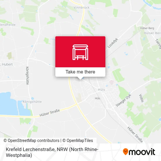 Krefeld Lerchenstraße map