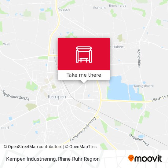 Kempen Industriering map