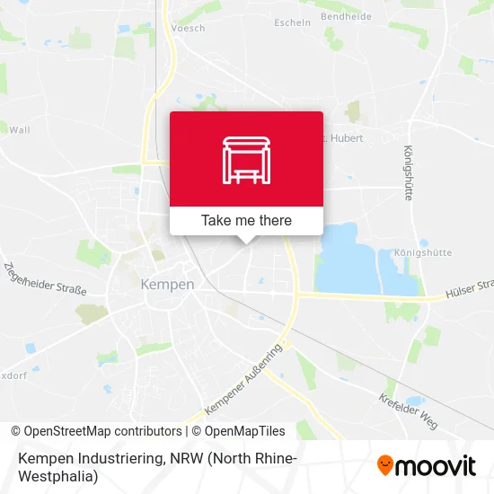 Kempen Industriering map