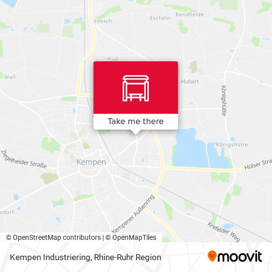 Kempen Industriering map