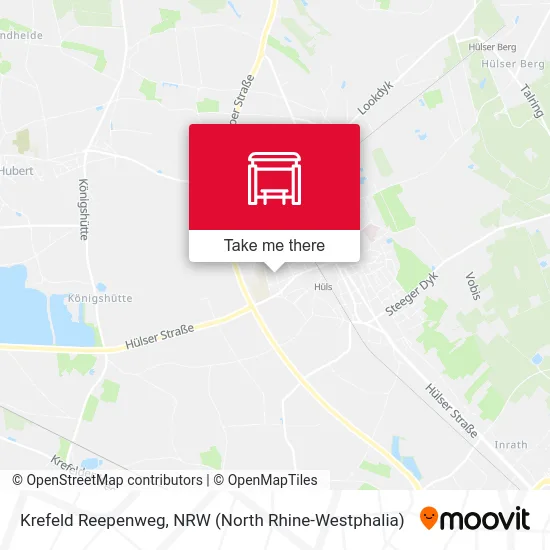 Krefeld Reepenweg map