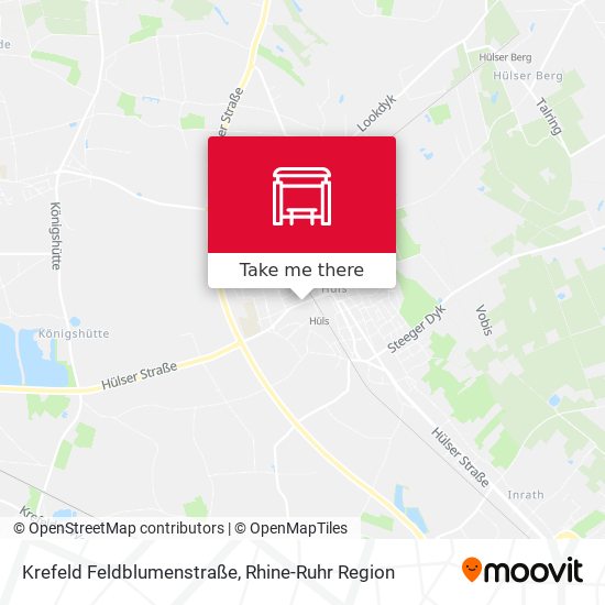 Krefeld Feldblumenstraße map