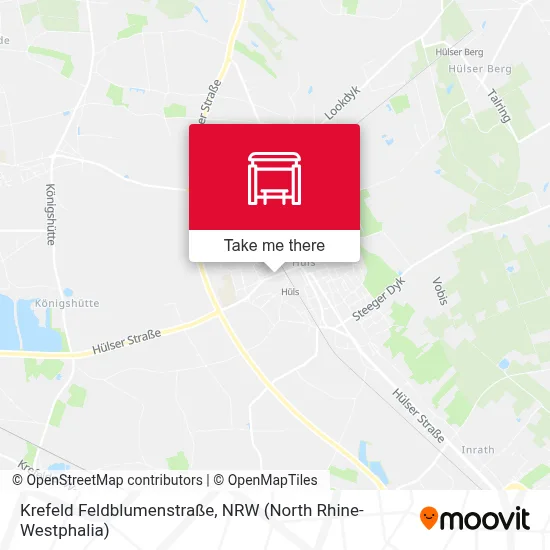 Krefeld Feldblumenstraße map