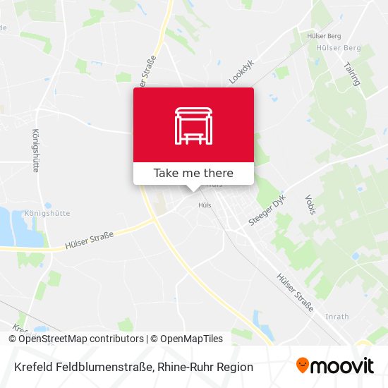 Krefeld Feldblumenstraße map
