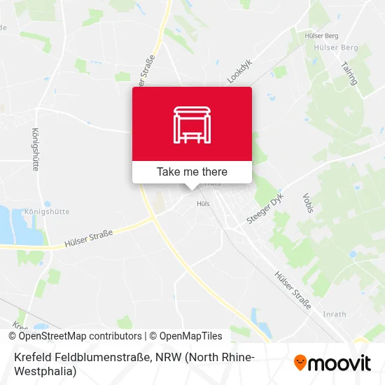 Krefeld Feldblumenstraße map