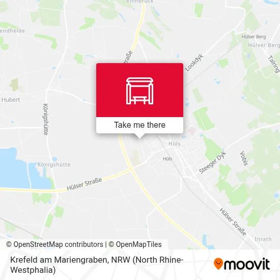 Krefeld am Mariengraben map