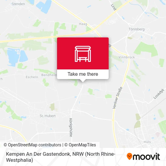 Карта Kempen An Der Gastendonk