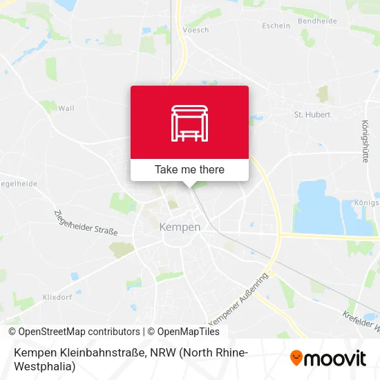Карта Kempen Kleinbahnstraße