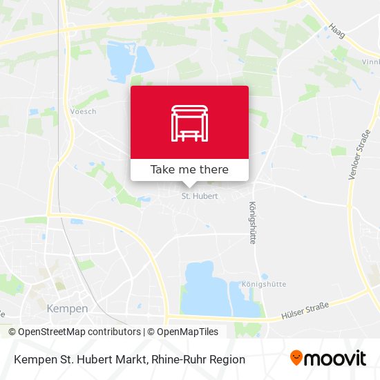 Kempen St. Hubert Markt map