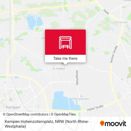 Карта Kempen Hohenzollernplatz