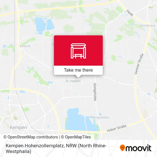 Карта Kempen Hohenzollernplatz