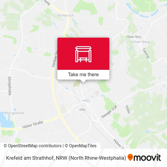 Карта Krefeld am Strathhof