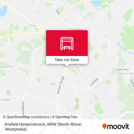 Карта Krefeld Hinterorbroich