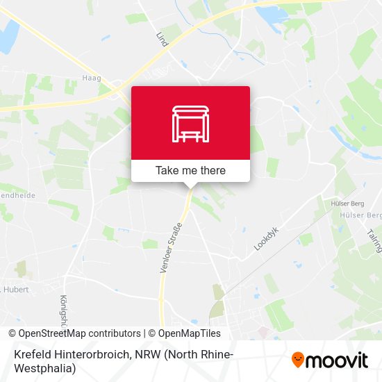 Карта Krefeld Hinterorbroich